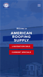Mobile Screenshot of americanroofingsupply.com